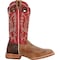 Durango Western Boot, 13 W, Leather, 13 in H, Sand Tobacco/Cayenne DDB0468 - alternate 2